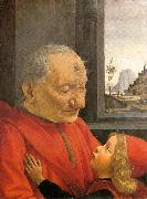 Domenico Ghirlandaio An Old Man and His Grandson oil on canvas